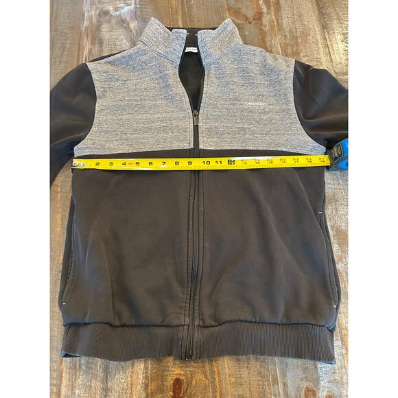 Calvin Klein Letter Block Logo Mens Full Zip Sweatshirt Size Medium Track Jacket - Picture 2 of 10